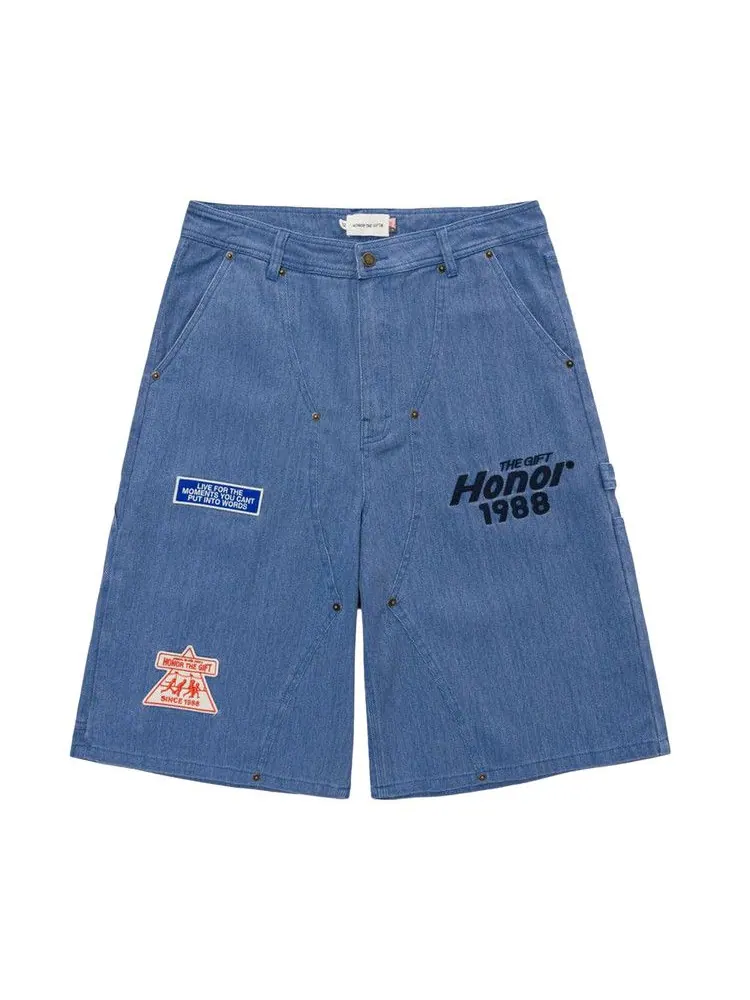 Шорты Honor The Gift Twill Carpenter Short — изображение 1 из 2, синий
