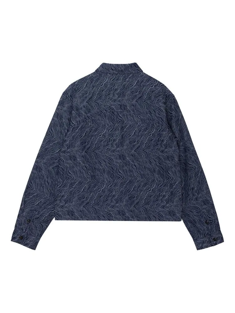 Рубашка Honor The Gift Cover Shirt 'Indigo' — изображение 2 из 2, синий