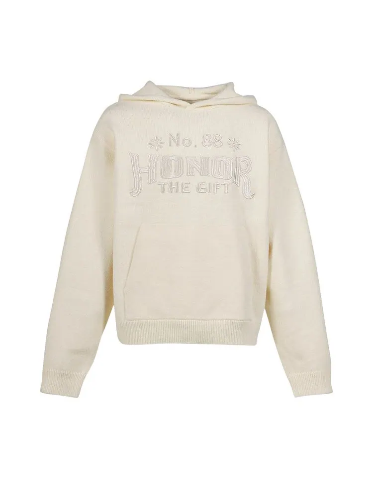 Худи Honor The Gift Art Knit Hoodie 'Bone' — изображение 1 из 2, белый