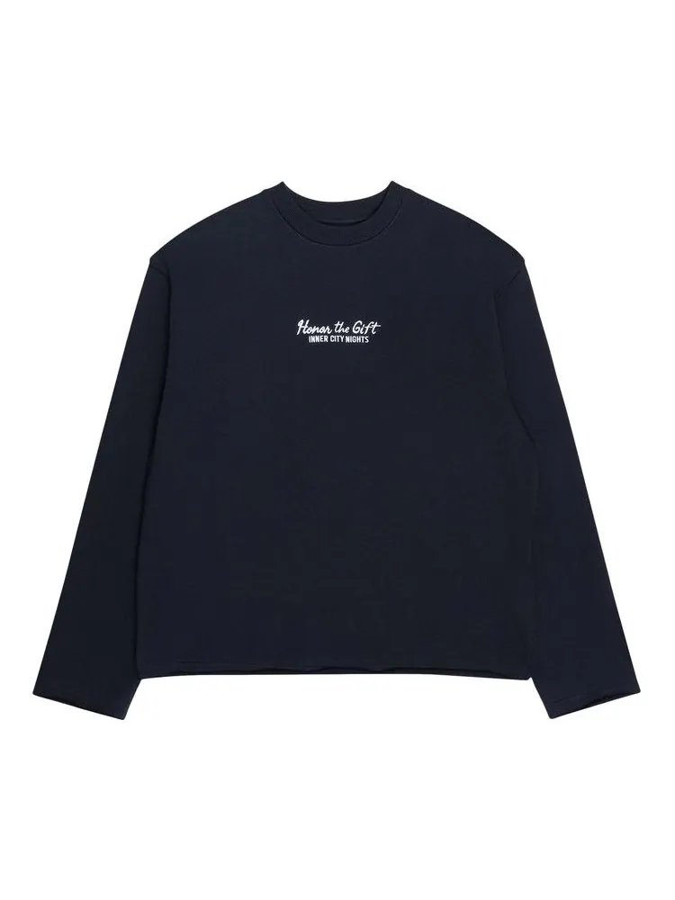 Топ Honor The Gift 1988 Drive In Long-Sleeve Crewneck 'Black' — изображение 1 из 3, черный
