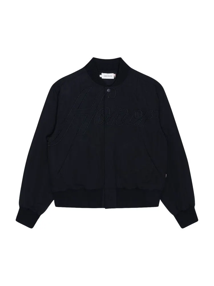 Куртка Honor The Gift Nylon Bomber Jacket 'Black' — изображение 1 из 3, черный
