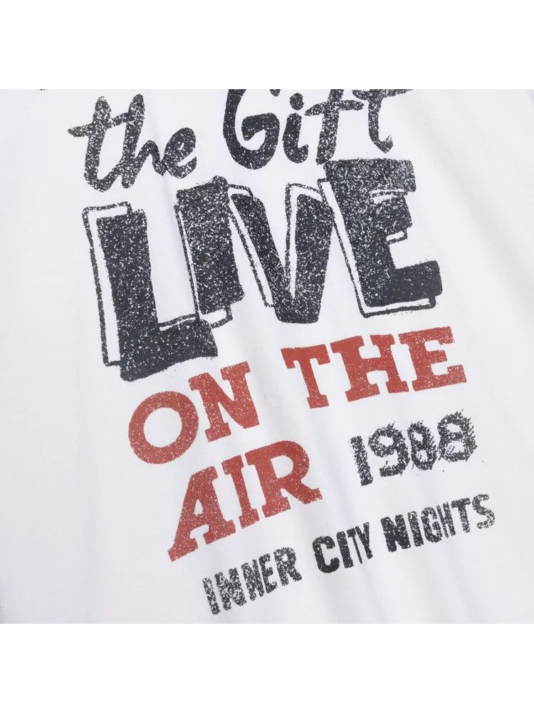 Футболка Honor The Gift Live On The Air Tee 'Bone' — изображение 3 из 3, бежевый