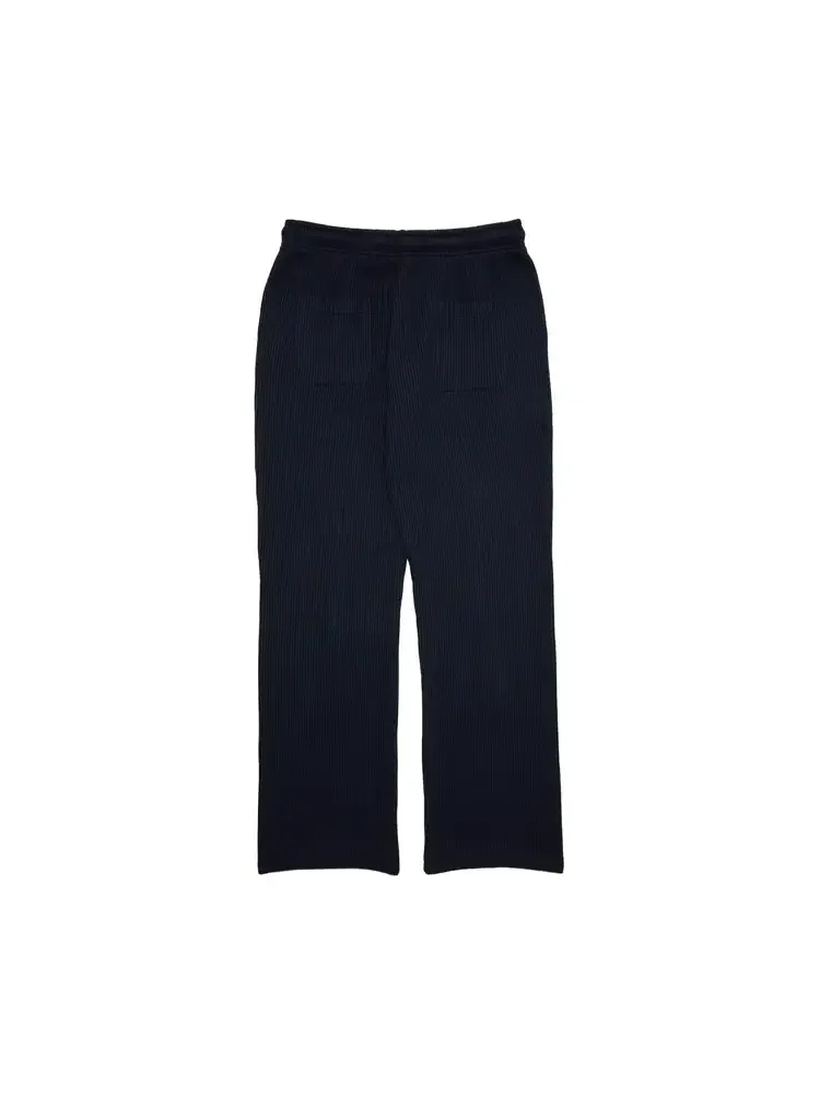 Вязаные брюки Honor The Gift Wavy Knit Pant 'Navy' — изображение 2 из 3, синий