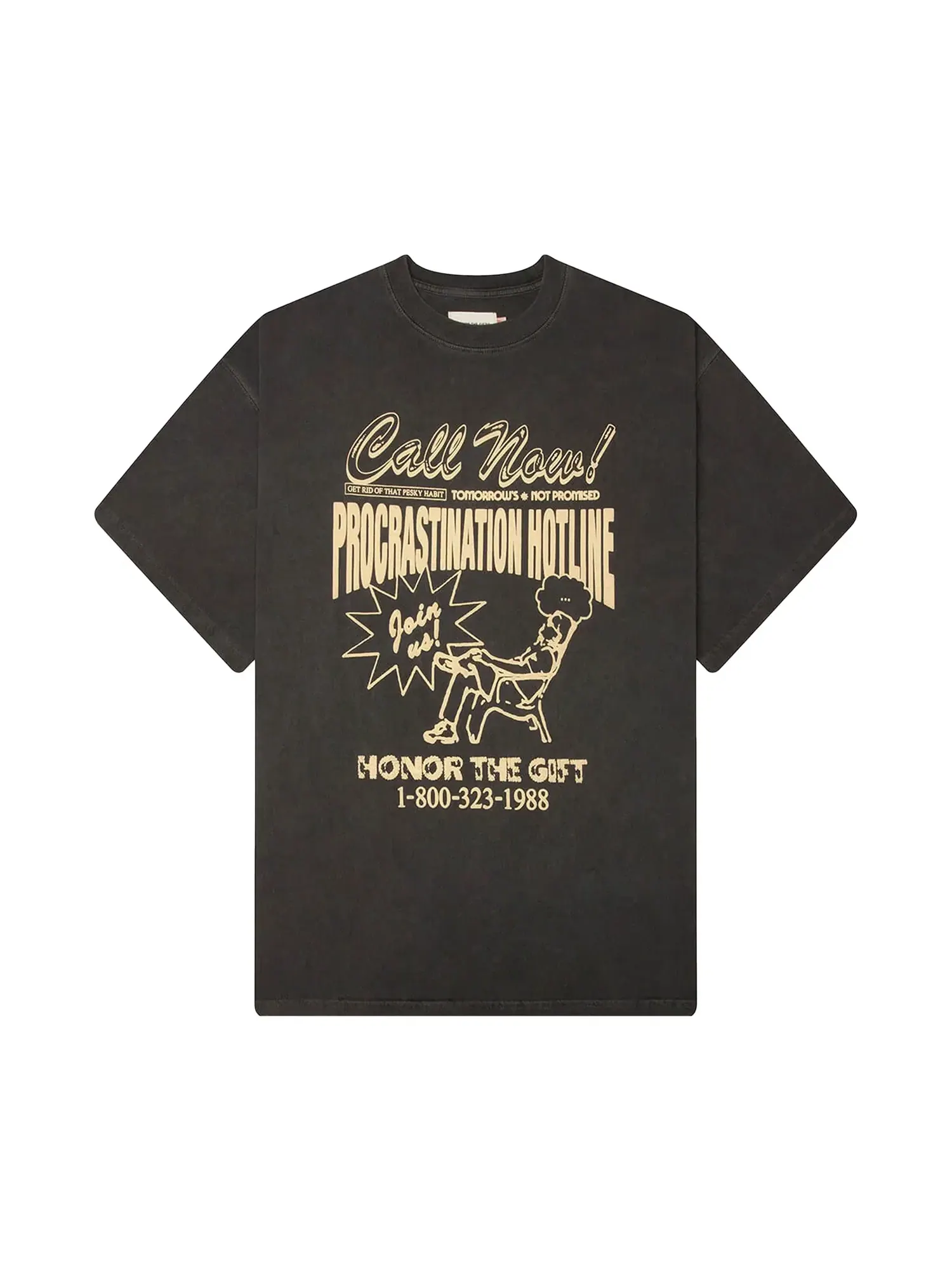 Футболка Honor The Gift Procastination Hotline