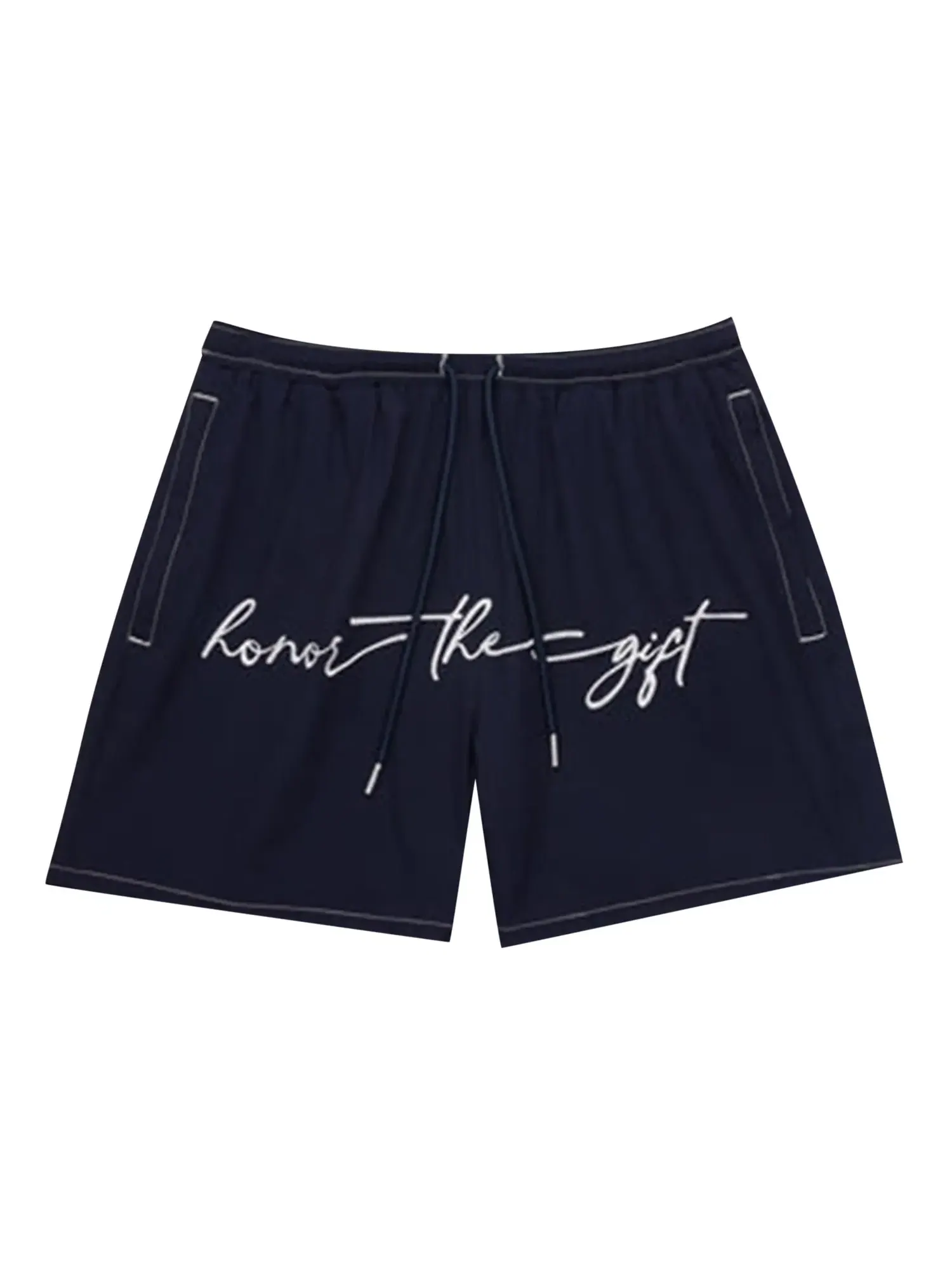 Шорты Honor The Gift Hybrid Cursive 5 Navy — изображение 1 из 1, темно-синий