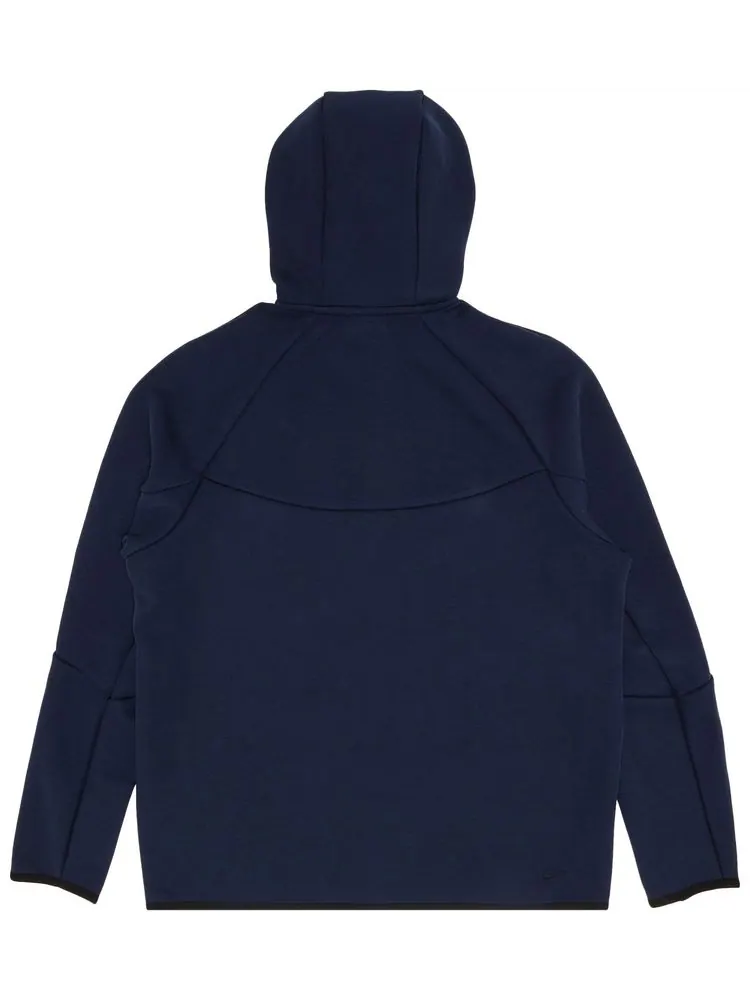 Худи Nike Tech Fleece Full-Zip Windrunner Hoodie 'Obsidian/Black' — изображение 2 из 3, синий