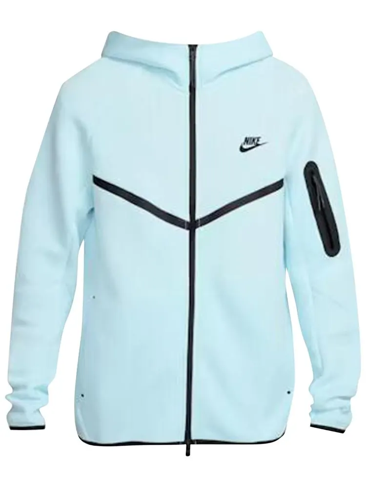 Худи Nike Tech Full-Zip Windrunner Hoodie 'Glacier Blue' — изображение 1 из 1, синий