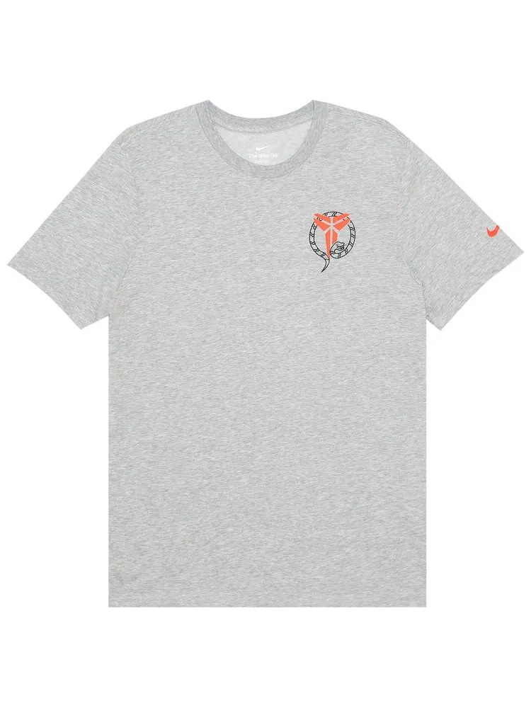 Футболка Nike Kobe Stockings Dri-FIT T-Shirt 'Dark Grey Heather' — изображение 1 из 2, темный серый