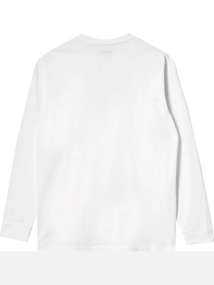 Футболка Carhartt WIP Long-Sleeve Chase T-Shirt 'White/Gold' — изображение 2 из 2, мульти