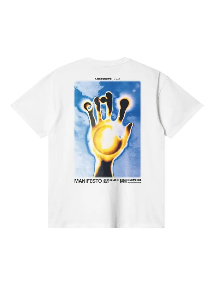 Футболка Carhartt WIP GOAT Exclusive for Manifesto Carhartt WIP T-Shirt — изображение 2 из 2, белый