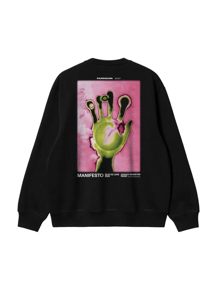 Толстовка Carhartt WIP GOAT Exclusive for Manifesto Carhartt WIP Sweatshirt — изображение 2 из 2, черный