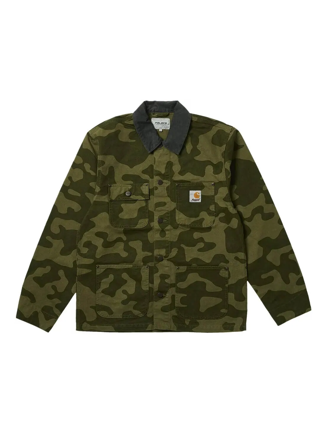 Куртка-рубашка Carhartt WIP x Palace Michigan Coat 'Dollar Green Camo'