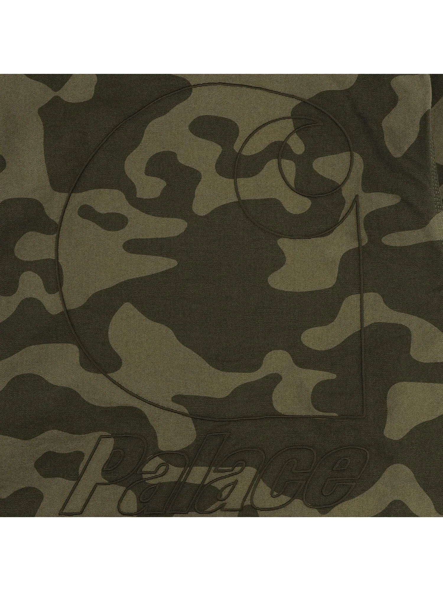 Куртка-рубашка Carhartt WIP x Palace Michigan Coat 'Dollar Green Camo' — изображение 4 из 4, зеленый