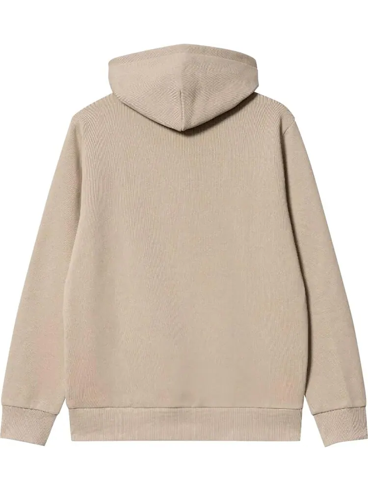 Толстовка Carhartt WIP Hooded Script Embroidery 'Beige' — изображение 2 из 2, загар