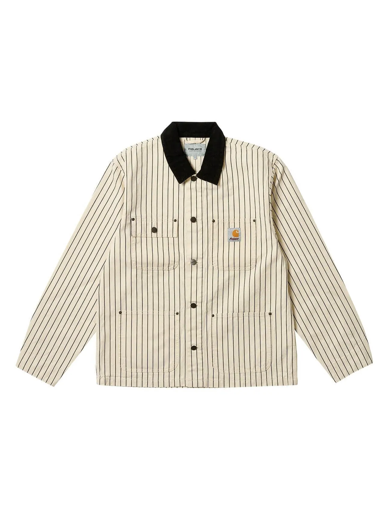 Куртка-рубашка Carhartt WIP x Palace Michigan 'Hickory Wax/Black'