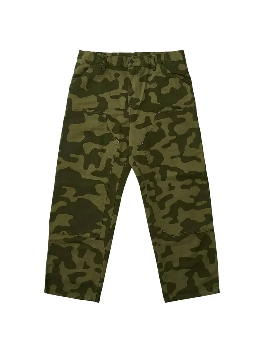 Брюки Carhartt WIP x Palace Double Knee 'Dollar Green' — изображение 1 из 3, зеленый