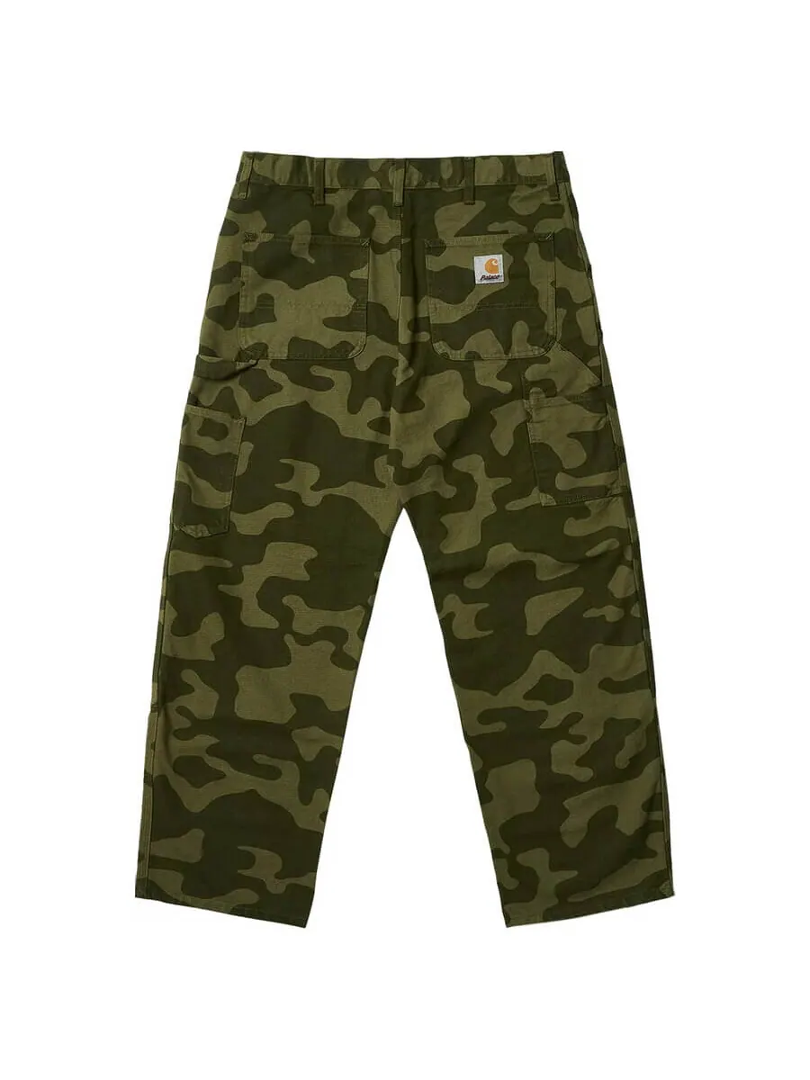 Брюки Carhartt WIP x Palace Double Knee 'Dollar Green' — изображение 2 из 3, зеленый