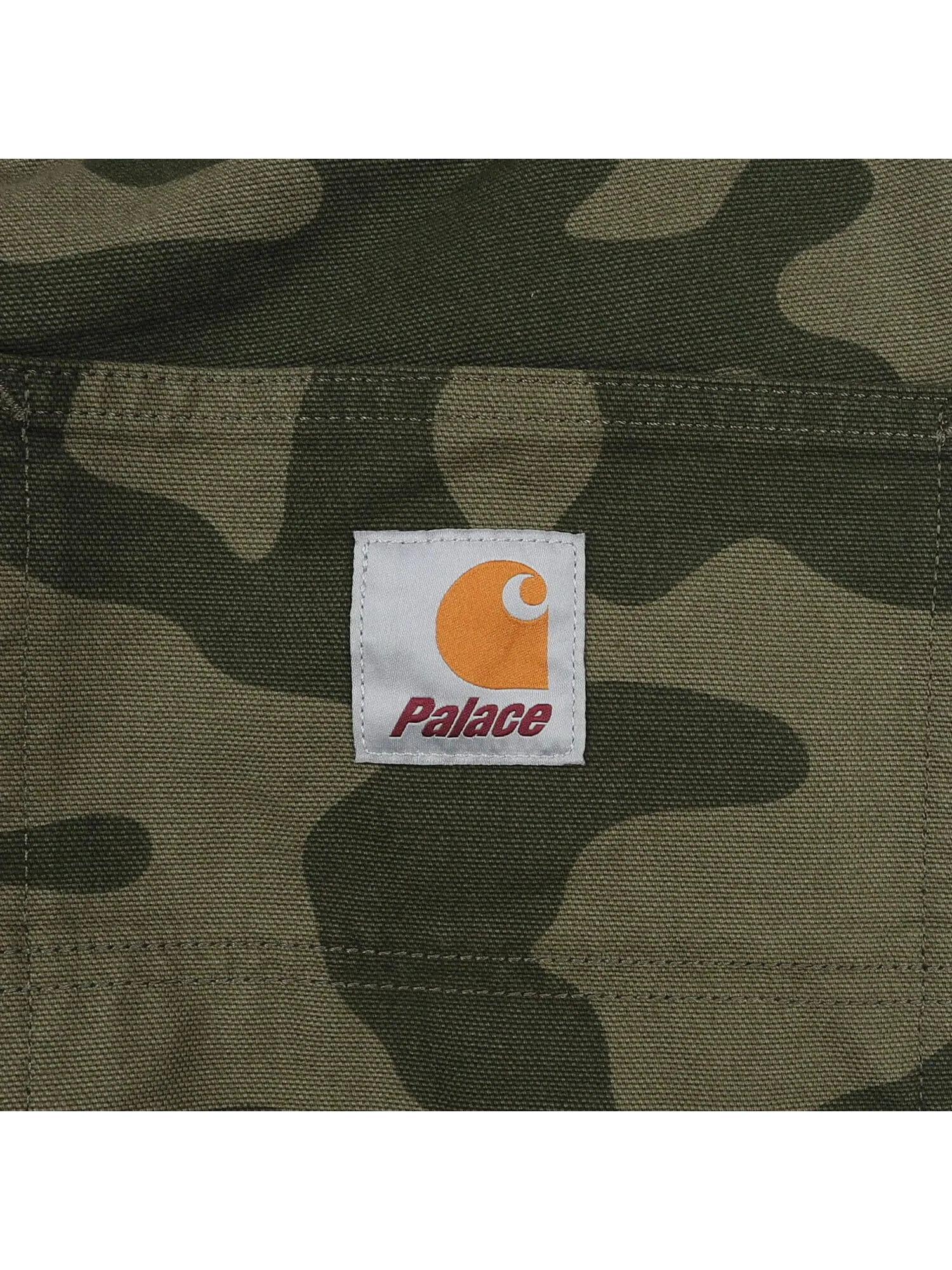 Брюки Carhartt WIP x Palace Double Knee 'Dollar Green' — изображение 3 из 3, зеленый