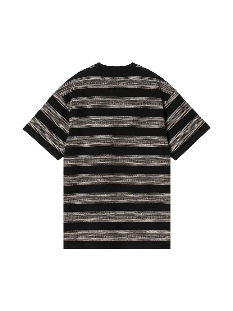 Футболка Carhartt WIP Short-Sleeve Dodson Pocket T-Shirt Black Stripe — изображение 2 из 2, черный