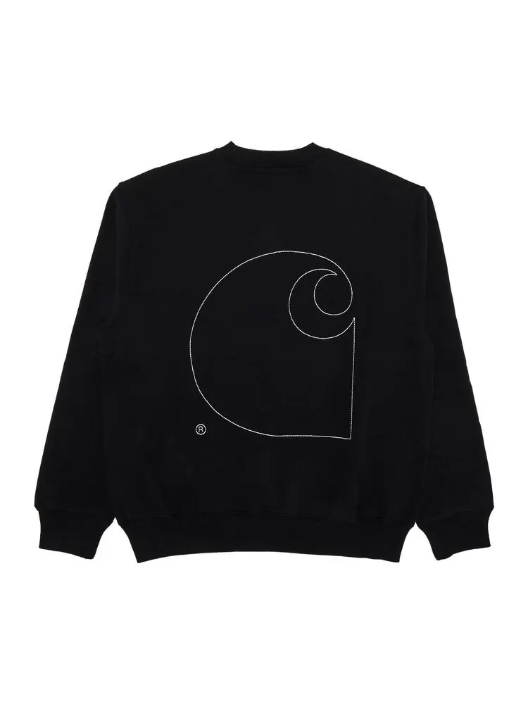 Толстовка Carhartt WIP x Clipse Sweatshirt — изображение 2 из 3, черный