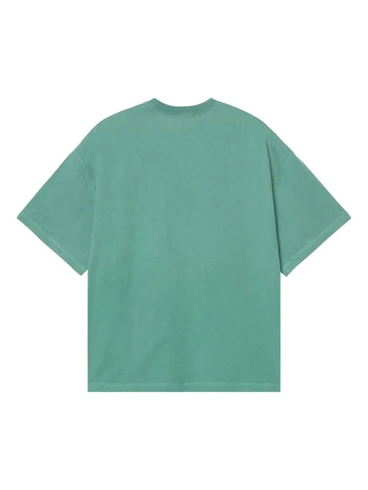 Футболка Carhartt WIP Chalk Wash Hudson Pocket Tee, Saguro — изображение 2 из 2, зеленый