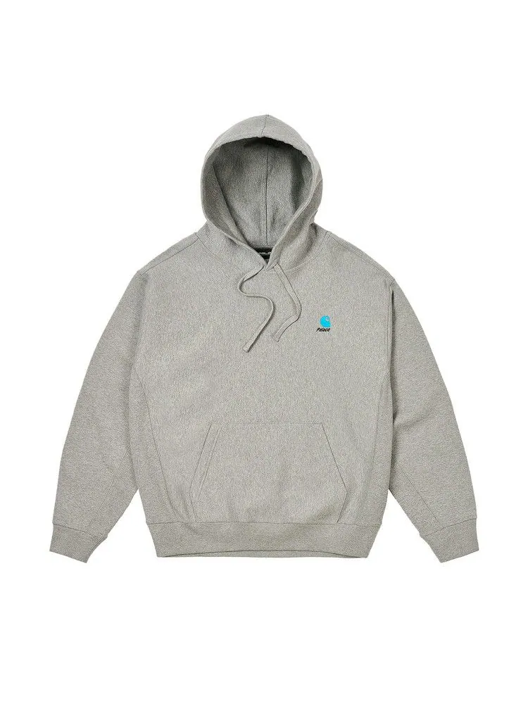 Толстовка Palace x Carhartt WIP Hood — изображение 1 из 2, серый