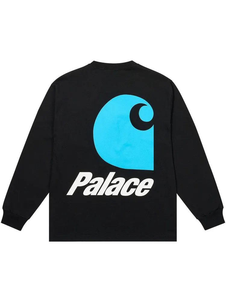 Лонгслив Palace x Carhartt WIP Logo Long-Sleeve — изображение 2 из 2, черный