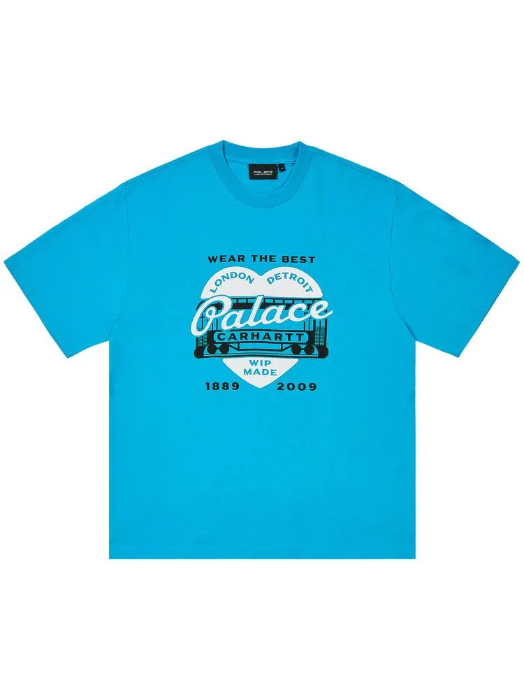 Футболка Palace x Carhartt WIP Heart T-Shirt — изображение 1 из 1, синий