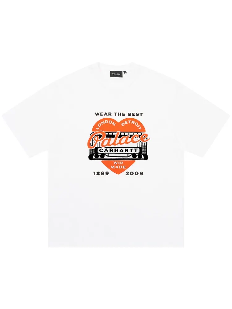 Футболка Palace x Carhartt WIP Heart T-Shirt 'White' — изображение 1 из 1, белый