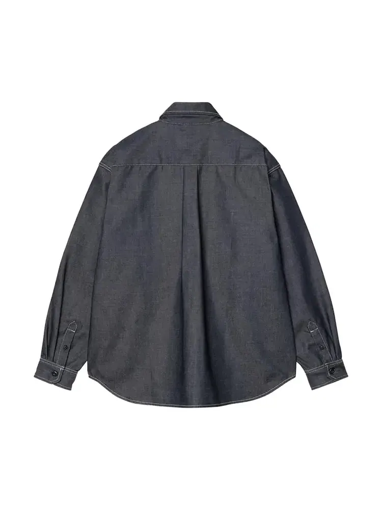 Куртка-рубашка Carhartt WIP Tigan — изображение 2 из 2, синий