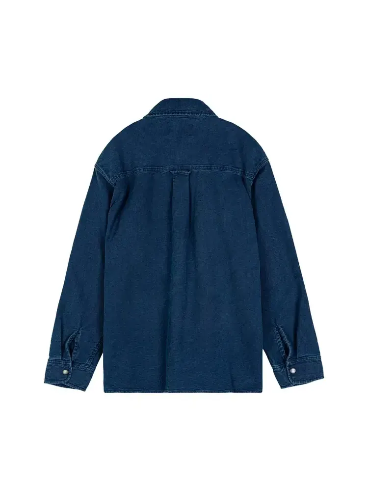 Куртка-рубашка Carhartt WIP Parrish — изображение 2 из 2, синий