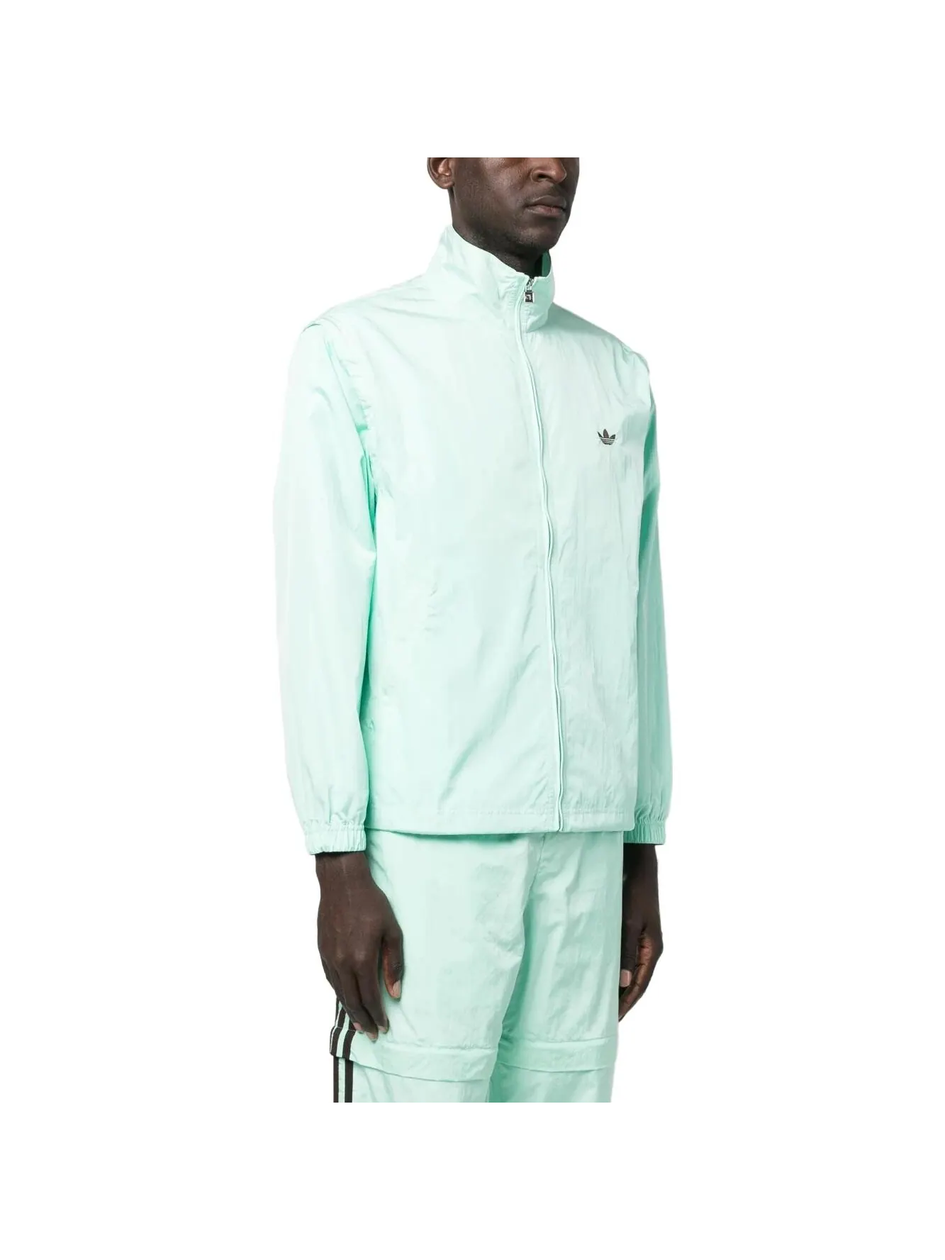 Куртка-анорак Adidas Originals X Wales Bonner из нейлона — изображение 4 из 5, зеленый