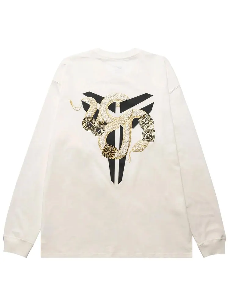 Футболка Nike x Kobe Year Of Mamba Max90 Long-Sleeve T-Shirt 'Sail' — изображение 2 из 2, голубой