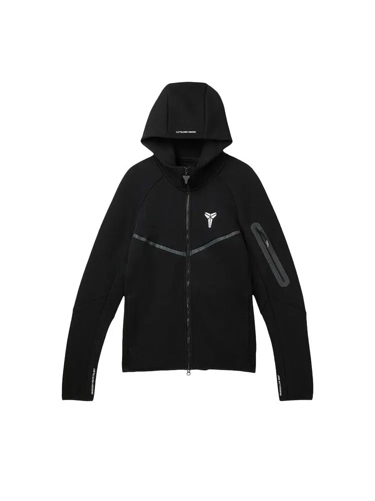 Куртка Nike Kobe Tech Fleece Full-Zip Windrunner Jacket — изображение 1 из 2, черный/белый
