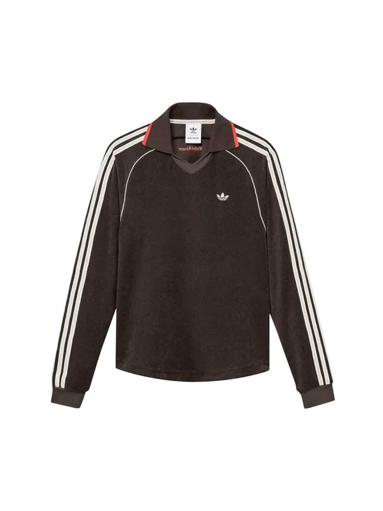 Рубашка Adidas adidas x Wales Bonner Long Sleeve Towel 'Brown' — изображение 1 из 2, коричневый
