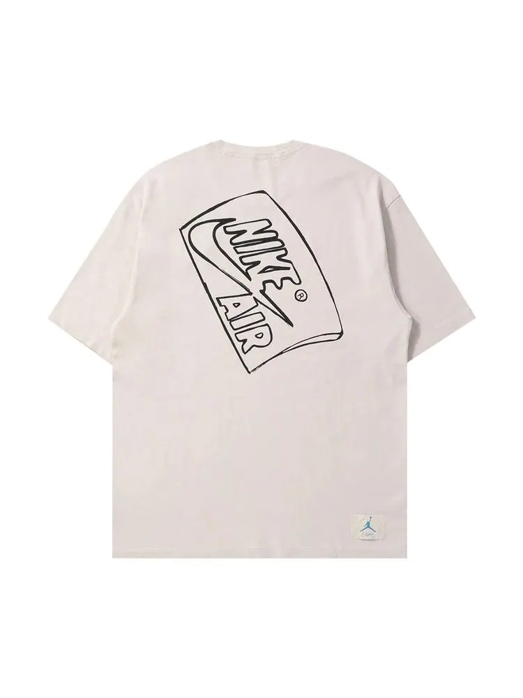 Футболка Air Jordan x Union LA T-shirt — изображение 2 из 2, светлый коричневый