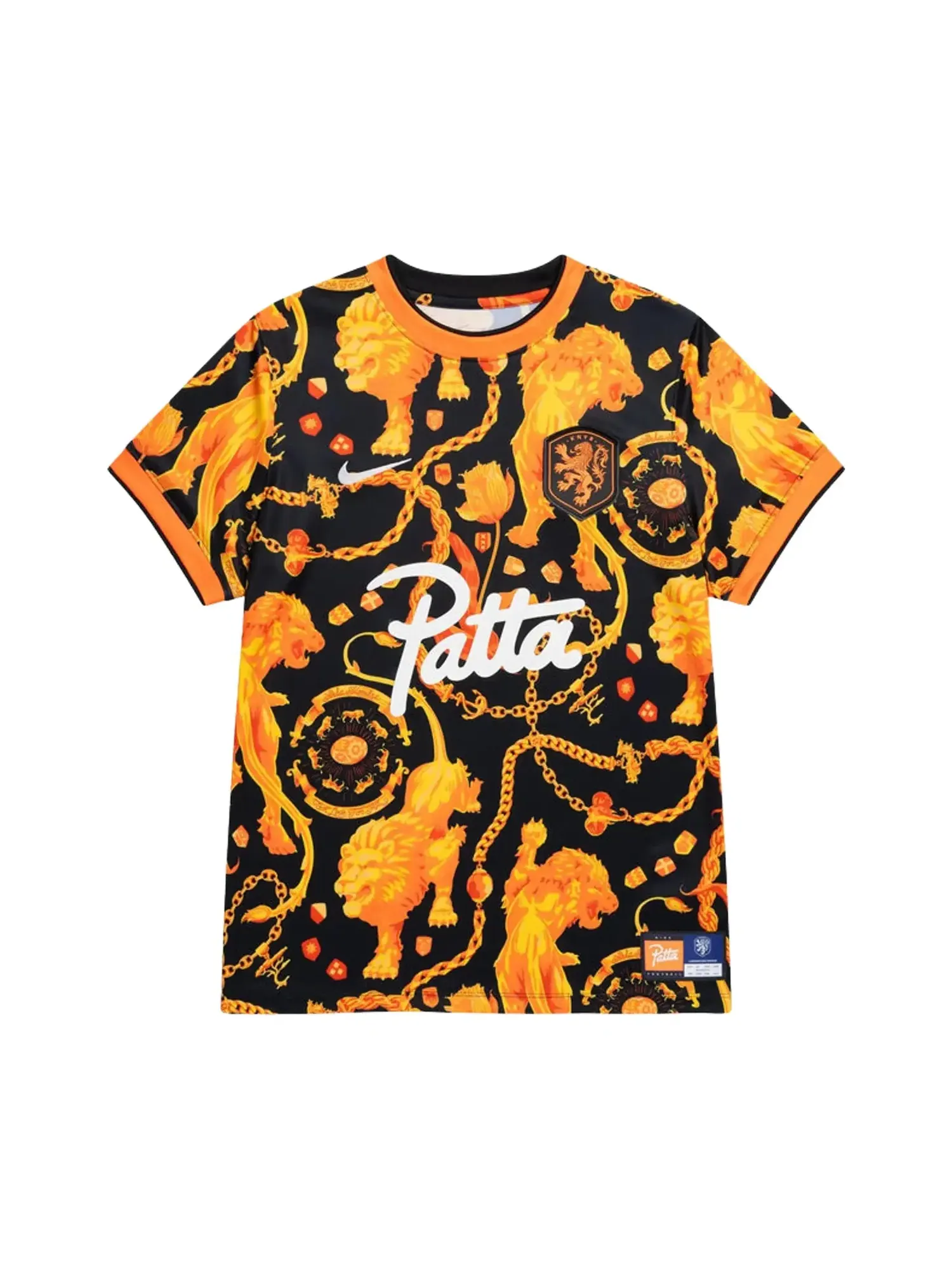 Футболка с коротким рукавом Nike Wmns Netherlands x Patta — изображение 1 из 2, оранжевый