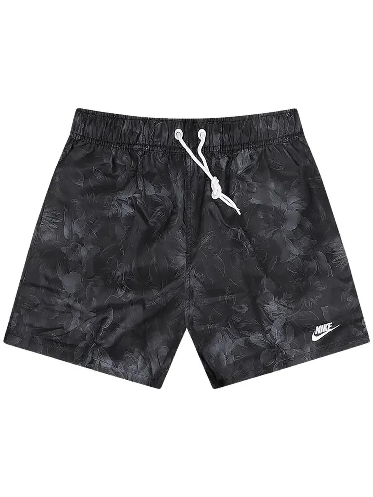 Шорты Nike Club Flow Shorts — изображение 1 из 1, черный/белый