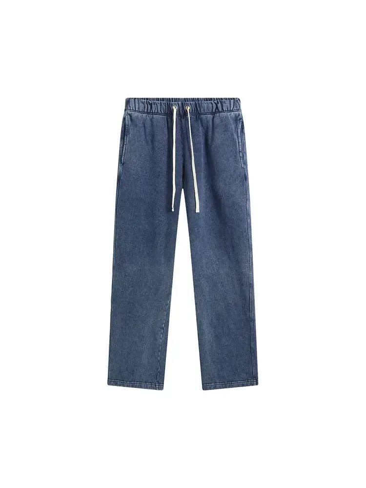 Классические брюки Les Tien Heavyweight 'Vintage Indigo' — 1
