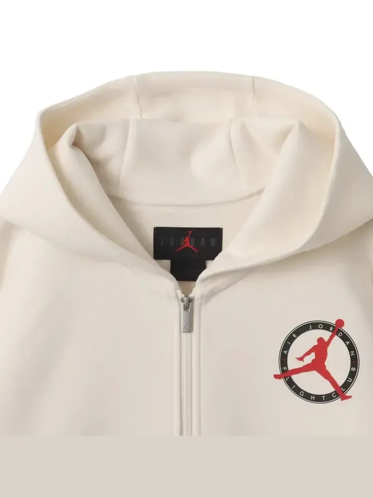 Air Jordan Flight Club Fleece 'Pale Ivory' — изображение 3 из 3, белый