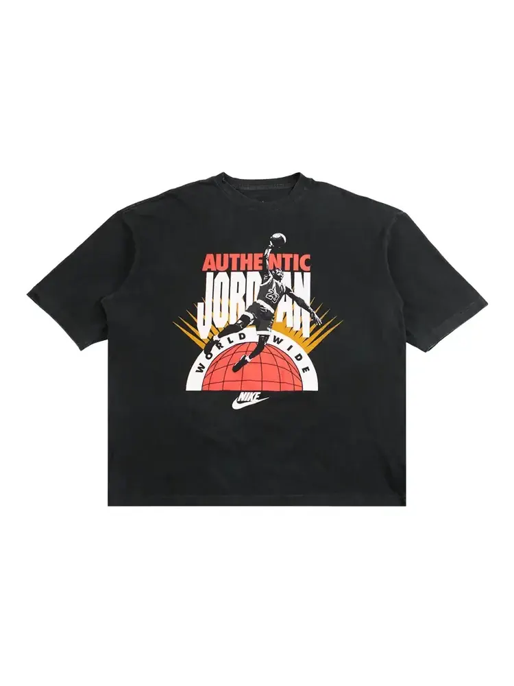 Футболка Air Jordan Oversized Reissue Tee 'Black' — изображение 1 из 1, черный