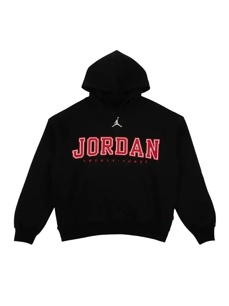 Толстовка Air Jordan Brooklyn Fleece Oversized Hoodie 'Black/Summit White' — изображение 1 из 2, черный