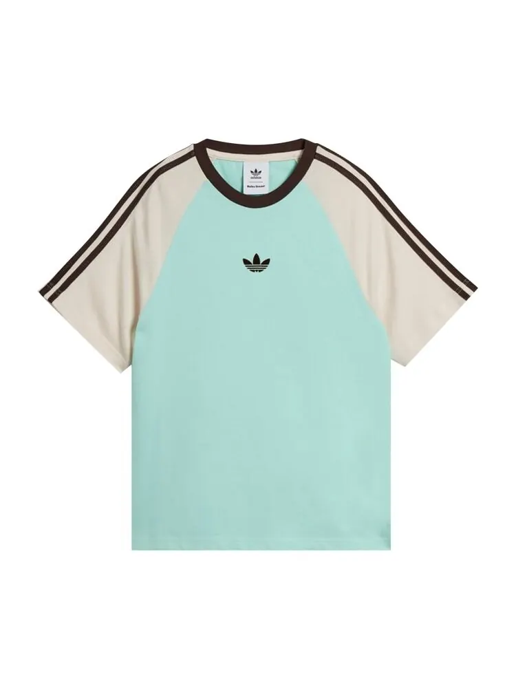 Футболка Adidas adidas x Wales Bonner Short Sleeve 'Clear Mint' — изображение 1 из 2, мульти