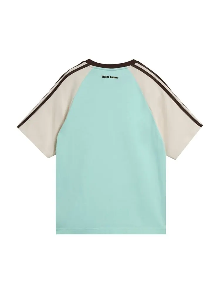 Футболка Adidas adidas x Wales Bonner Short Sleeve 'Clear Mint' — изображение 2 из 2, мульти