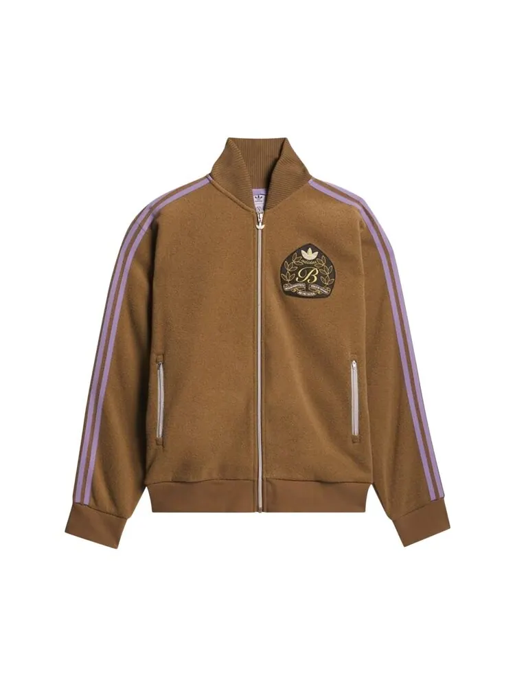 Топ Adidas adidas x Blondey Boucle Track Top — изображение 1 из 2, коричневый