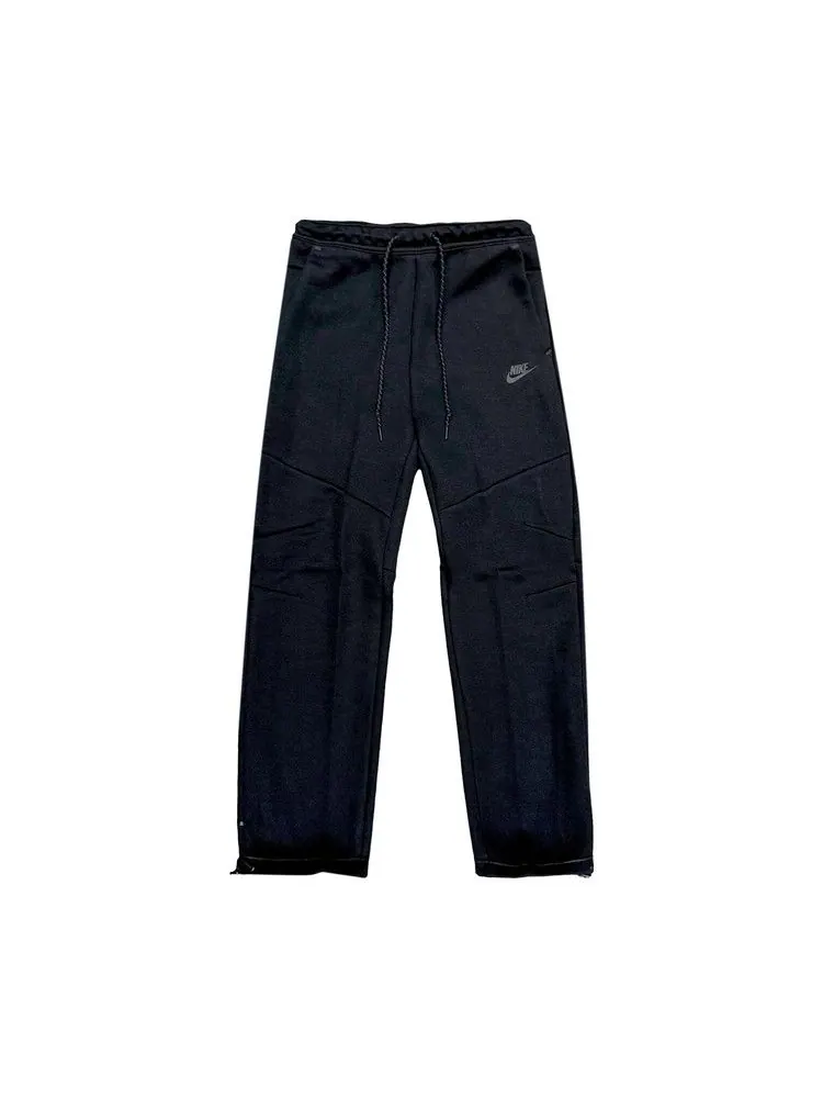 Брюки Nike Tech Open Hem Fleece Pants — изображение 1 из 1, черный