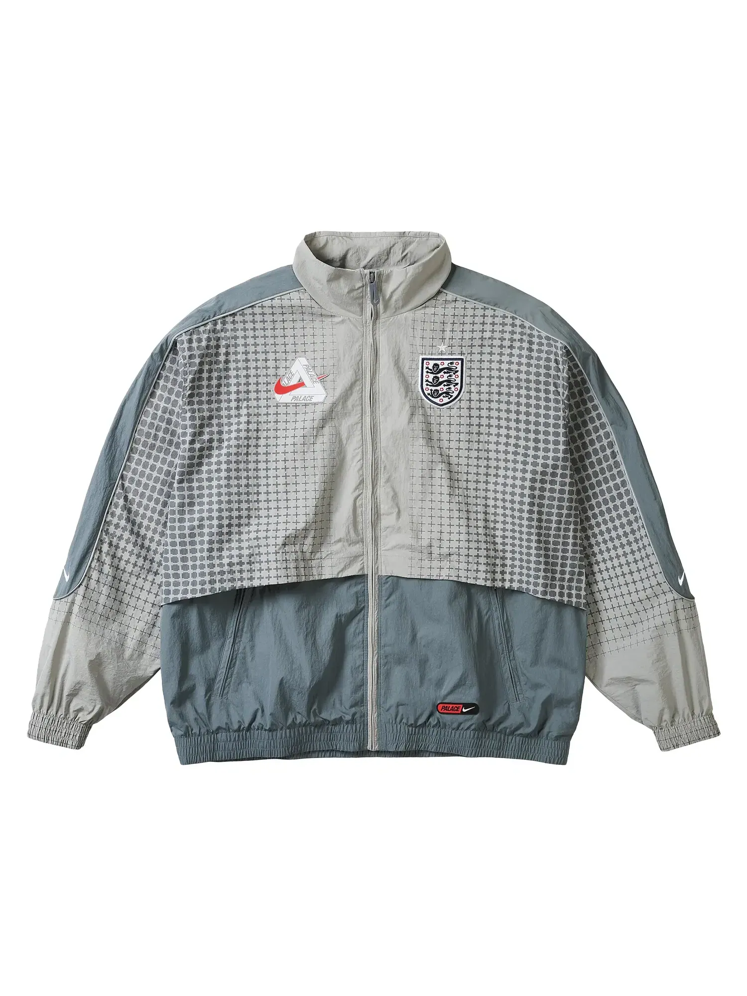 Спортивная куртка Palace x Nike England Solo Swoosh — изображение 1 из 2, серый/серый