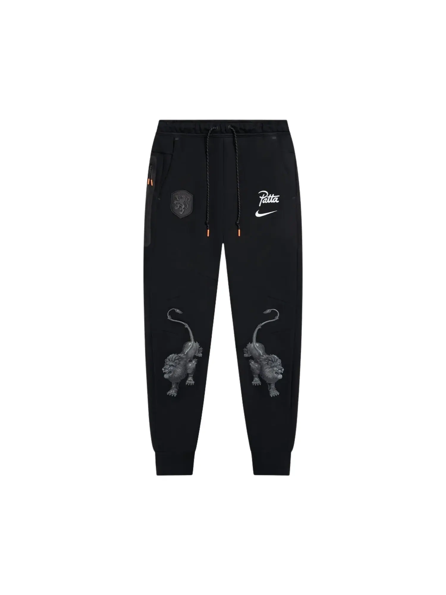 Спортивные брюки Nike Netherlands x Patta Tech Fleece Joggers — изображение 1 из 2, черный