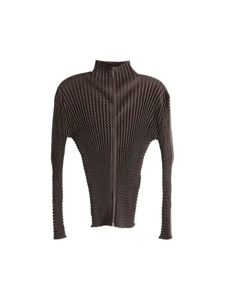 Мягкая куртка Issey Miyake — изображение 1 из 1, коричневый