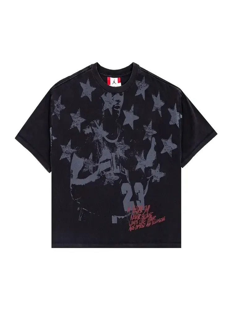 Футболка Air Jordan MJ IH Star с коротким рукавом — изображение 1 из 2, черный
